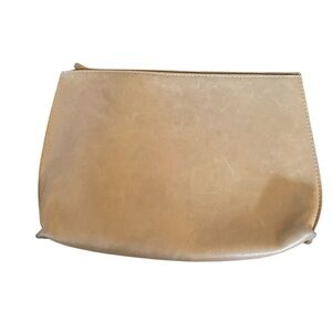 B MAY Essential Pouch TAN Calf Leather 8 X 11”